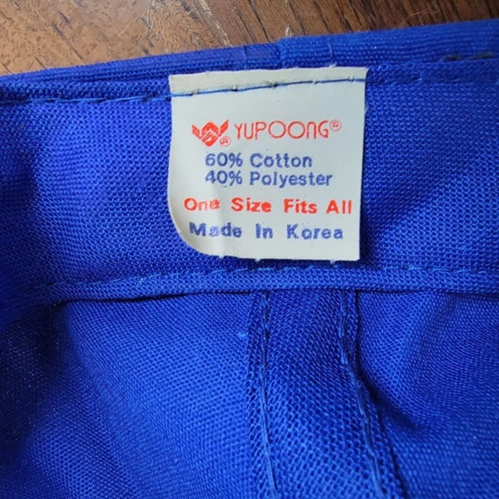 Vintage Auto Parts Warehouse‎ Inc. Spark Plugs Blue Snapback Baseball Hat - Picture 8 of 9